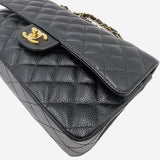 CAVIAR MEDIUM CLASSIC DOUBLE FLAP taske fra brand: CHANEL - We Do Vintage