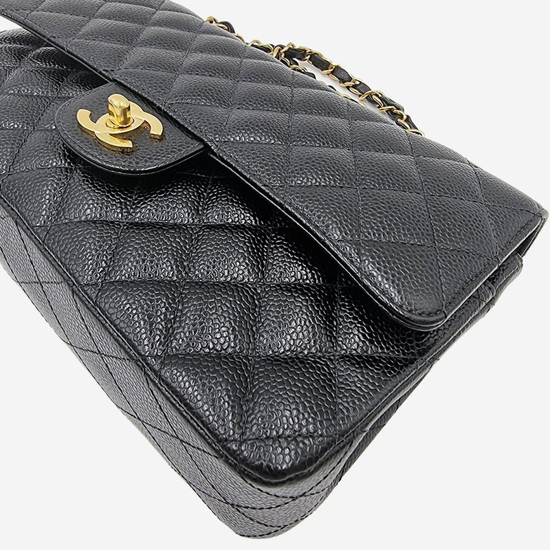 CAVIAR MEDIUM CLASSIC DOUBLE FLAP taske fra brand: CHANEL - We Do Vintage
