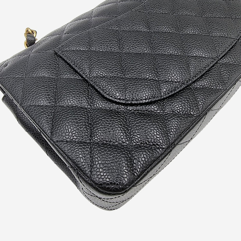 CAVIAR MEDIUM CLASSIC DOUBLE FLAP taske fra brand: CHANEL - We Do Vintage