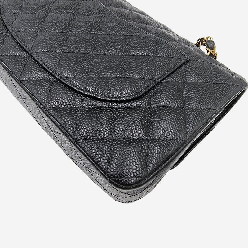 CAVIAR MEDIUM CLASSIC DOUBLE FLAP taske fra brand: CHANEL - We Do Vintage