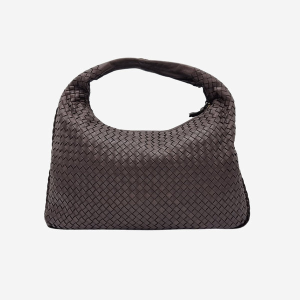 LARGE BRUN CLASSIC VENETA HOBO taske fra brand: BOTTEGA VENETA - We Do Vintage