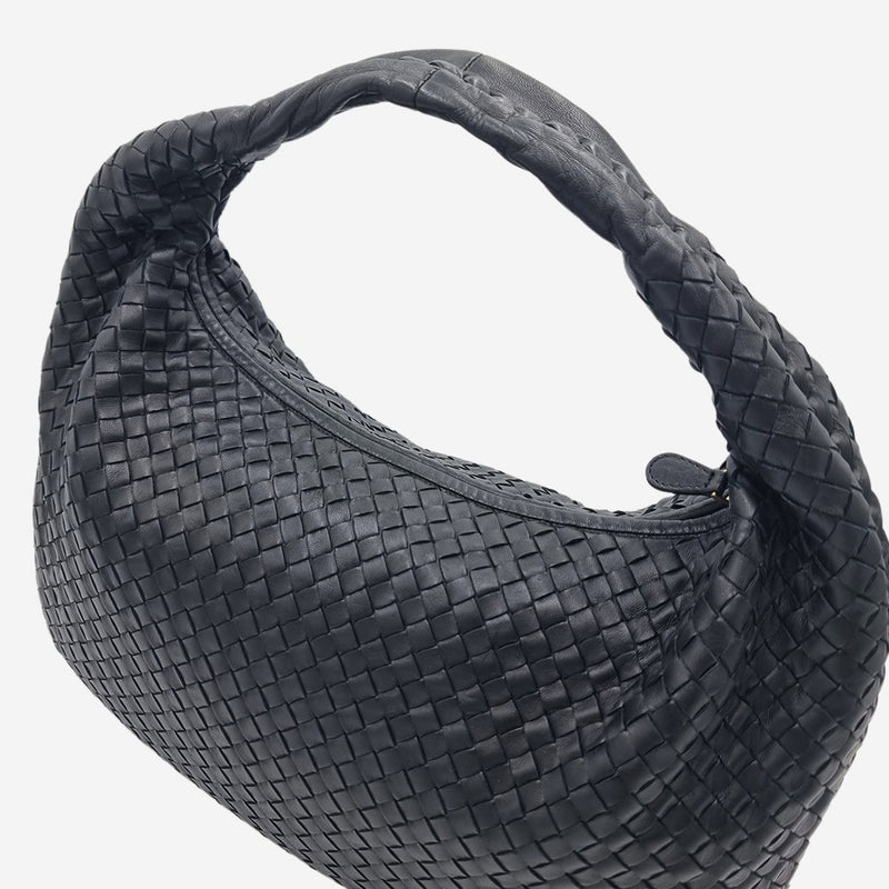 LARGE SORT CLASSIC VENETA HOBO taske fra brand: BOTTEGA VENETA - We Do Vintage