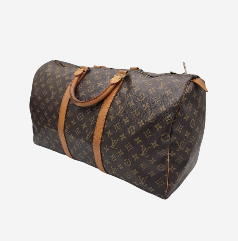 MONOGRAM CANVAS KEEPALL 50 taske fra brand: LOUIS VUITTON - We Do Vintage
