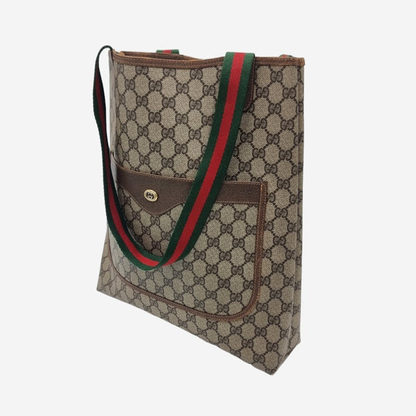 DIAMANTE CANVAS TOTE taske fra brand: GUCCI - We Do Vintage