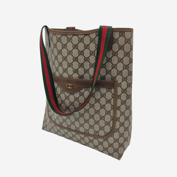 DIAMANTE CANVAS TOTE taske fra brand: GUCCI - We Do Vintage