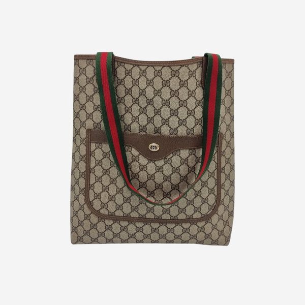 DIAMANTE CANVAS TOTE taske fra brand: GUCCI - We Do Vintage