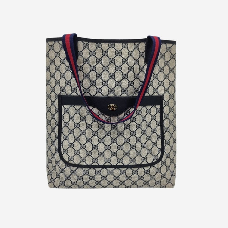 DIAMANTE CANVAS TOTE taske fra brand: GUCCI - We Do Vintage