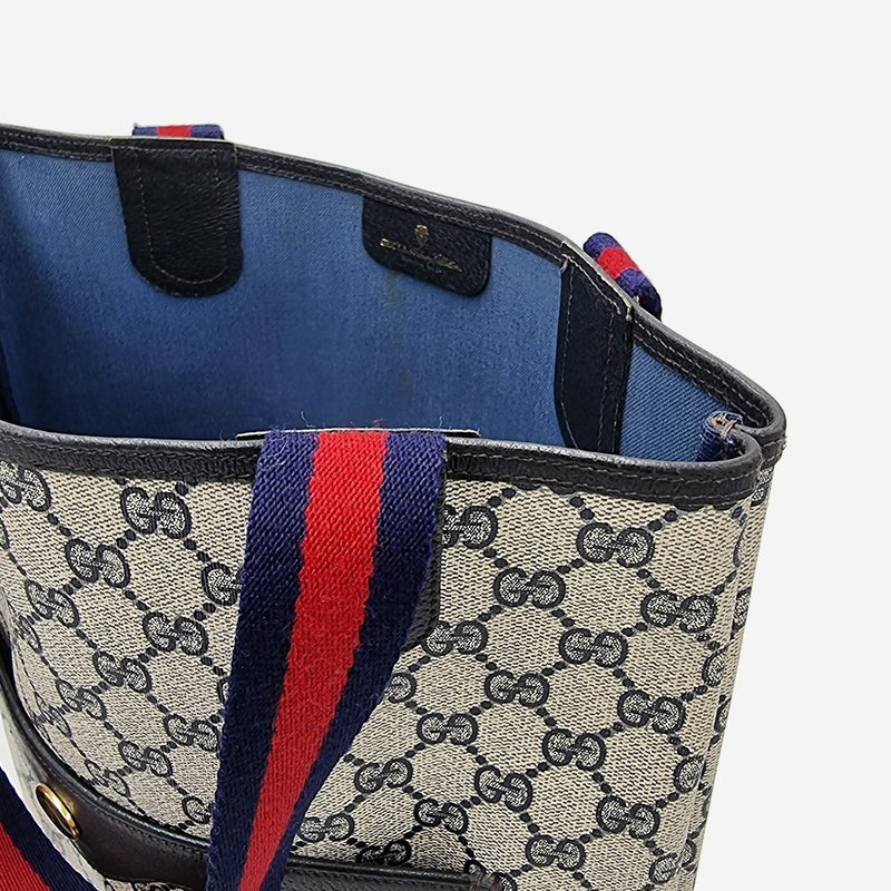 DIAMANTE CANVAS TOTE taske fra brand: GUCCI - We Do Vintage
