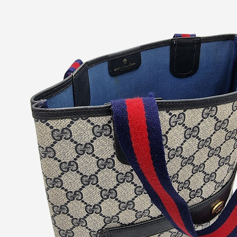 DIAMANTE CANVAS TOTE taske fra brand: GUCCI - We Do Vintage