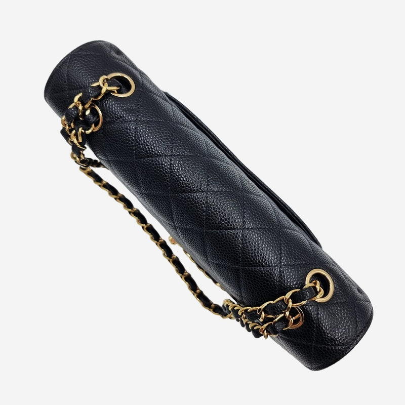 MEDIUM SORT CAVIAR CLASSIC DOUBLE FLAP taske fra brand: CHANEL - We Do Vintage