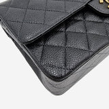 MEDIUM SORT CAVIAR CLASSIC DOUBLE FLAP taske fra brand: CHANEL - We Do Vintage