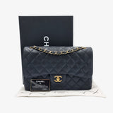 LARGE SORT CAVIAR CLASSIC DOUBLE FLAP taske fra brand: CHANEL - We Do Vintage