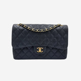 LARGE SORT CAVIAR CLASSIC DOUBLE FLAP taske fra brand: CHANEL - We Do Vintage
