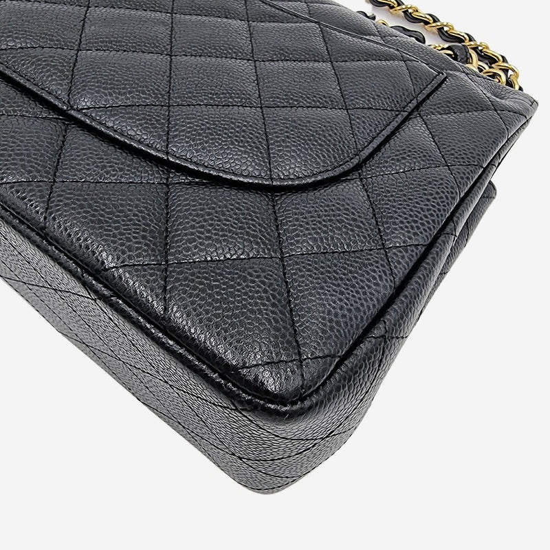 LARGE SORT CAVIAR CLASSIC DOUBLE FLAP taske fra brand: CHANEL - We Do Vintage