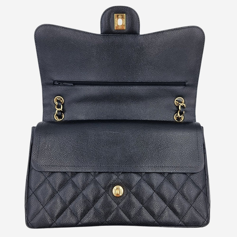LARGE SORT CAVIAR CLASSIC DOUBLE FLAP taske fra brand: CHANEL - We Do Vintage