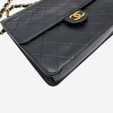 VINTAGE DIAMAND QUILTED FLAP BAG taske fra brand: CHANEL - We Do Vintage