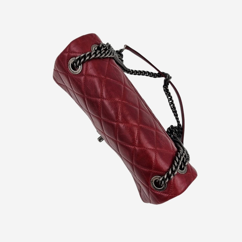 MEDIUM Aged calfskin EASY FLAP BAG taske fra brand: CHANEL - We Do Vintage