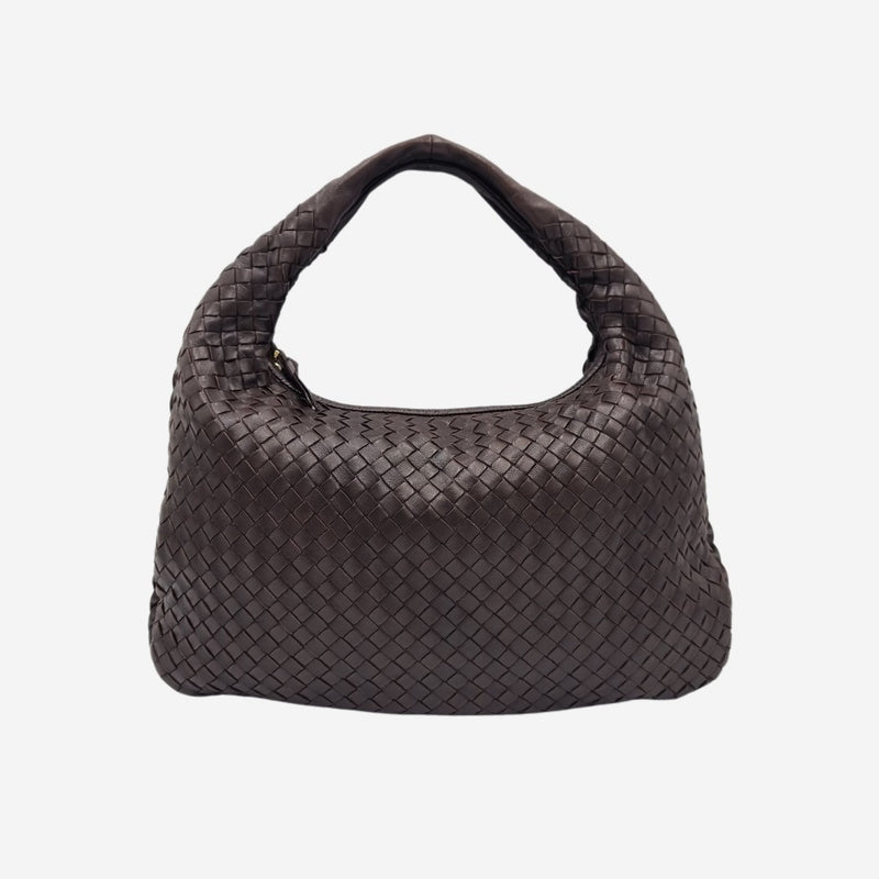 MEDIUM BRUN CLASSIC VENETA HOBO taske fra brand: BOTTEGA VENETA - We Do Vintage