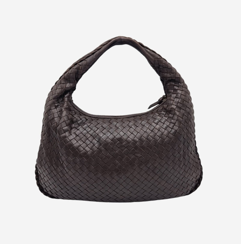 MEDIUM BRUN CLASSIC VENETA HOBO taske fra brand: BOTTEGA VENETA - We Do Vintage