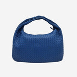 MEDIUM BLÅ CLASSIC VENETA HOBO taske fra brand: BOTTEGA VENETA - We Do Vintage