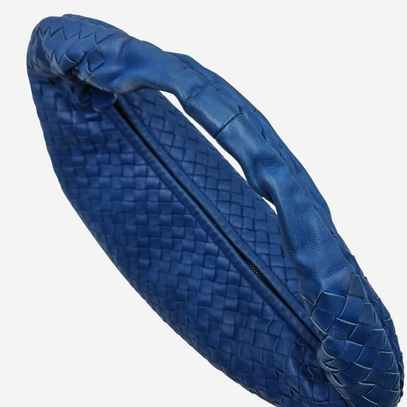 MEDIUM BLÅ CLASSIC VENETA HOBO taske fra brand: BOTTEGA VENETA - We Do Vintage