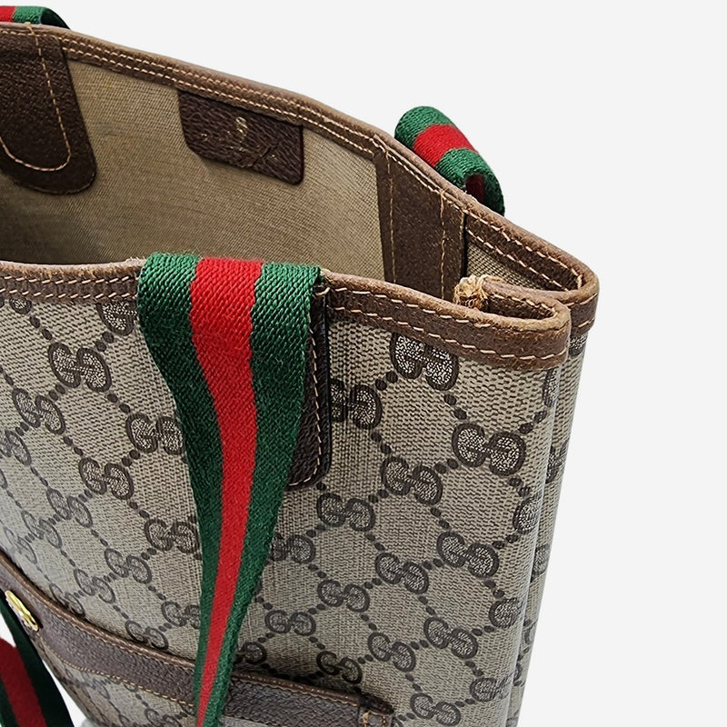DIAMANTE CANVAS TOTE taske fra brand: GUCCI - We Do Vintage