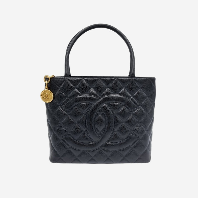 medallion caviar tote taske fra brand: CHANEL - We Do Vintage