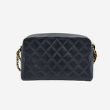 DIAMAND QUILTED CAVIAR CAMERA BAG taske fra brand: CHANEL - We Do Vintage