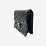 VINTAGE DIAMAND QUILTED FLAP BAG taske fra brand: CHANEL - We Do Vintage
