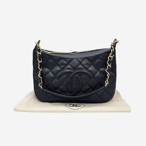 Caviar CC hobo skuldertaske taske fra brand: CHANEL - We Do Vintage