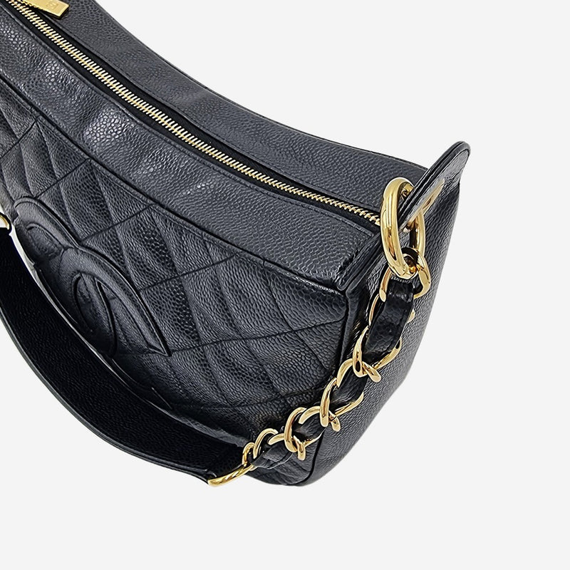 CAVIAR CC HOBO SKULDERTASKE taske fra brand: CHANEL - We Do Vintage