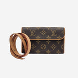 MONOGRAM CANVAS FLORENTINE taske fra brand: LOUIS VUITTON - We Do Vintage
