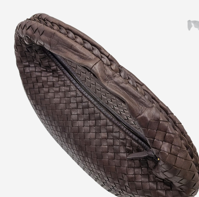 MEDIUM BRUN CLASSIC VENETA HOBO taske fra brand: BOTTEGA VENETA - We Do Vintage