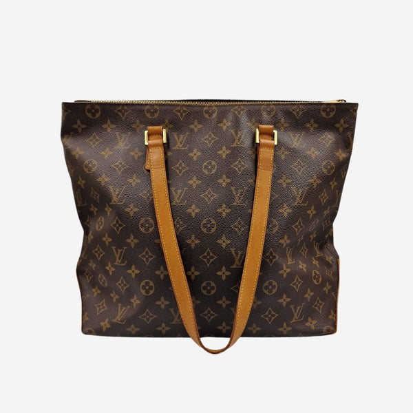 MONOGRAM CANVAS CABAS MEZZO taske fra brand: LOUIS VUITTON - We Do Vintage