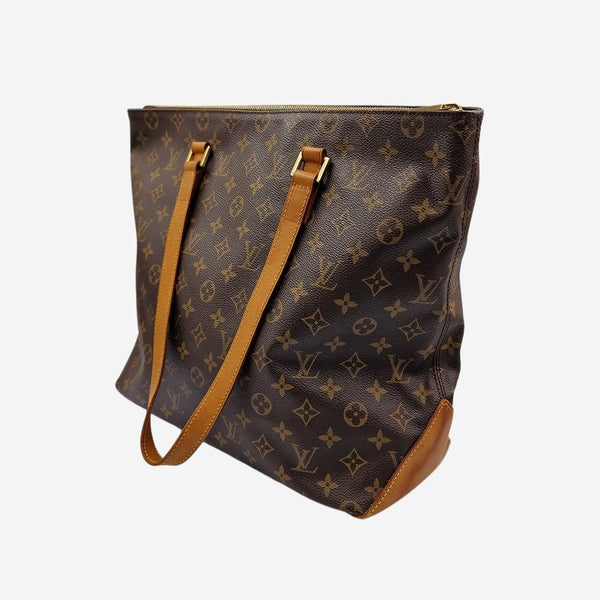 MONOGRAM CANVAS CABAS MEZZO taske fra brand: LOUIS VUITTON - We Do Vintage