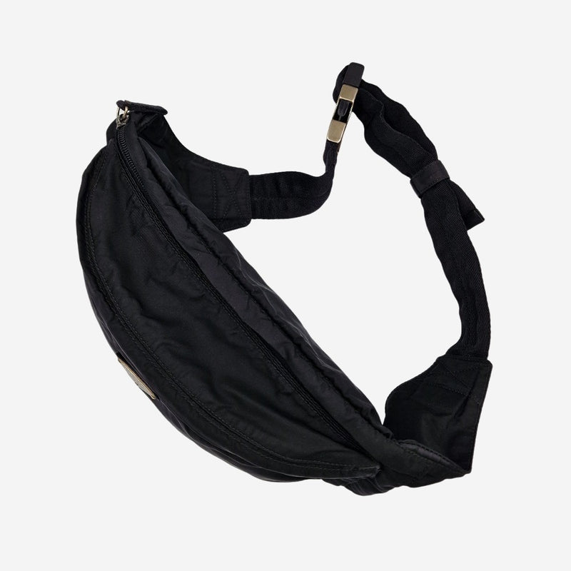 SORT NYLON BÆLTETASKE taske fra brand: PRADA - We Do Vintage