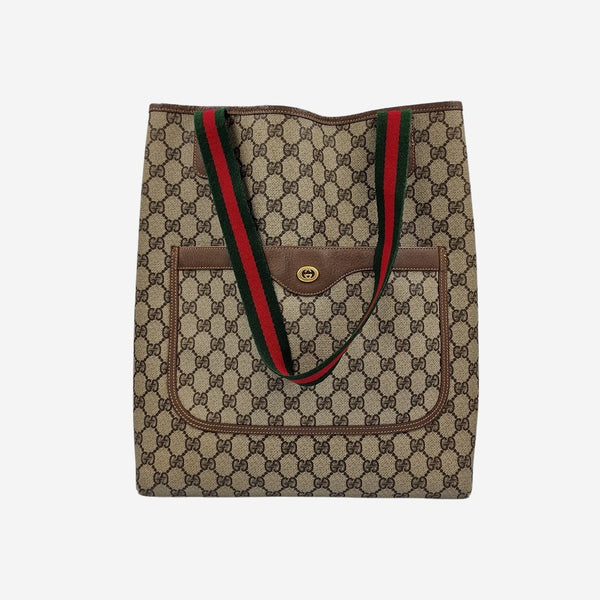 DIAMANTE CANVAS TOTE taske fra brand: GUCCI - We Do Vintage