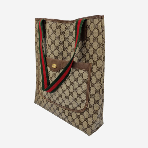 DIAMANTE CANVAS TOTE taske fra brand: GUCCI - We Do Vintage