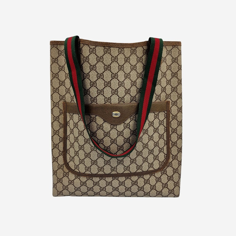 DIAMANTE CANVAS TOTE taske fra brand: GUCCI - We Do Vintage