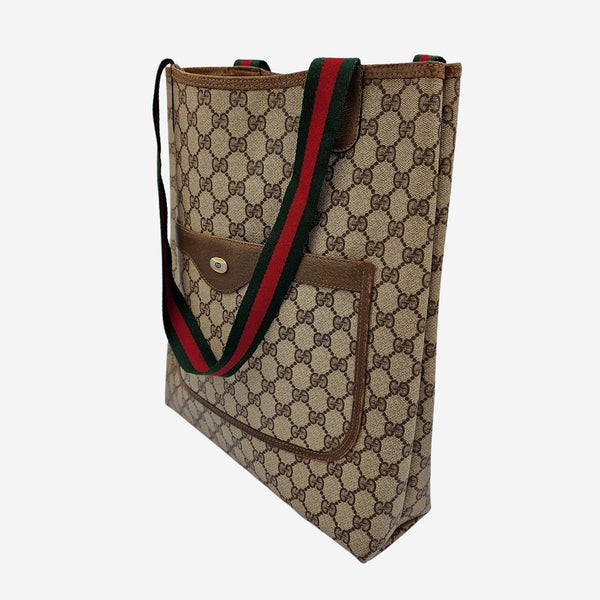 DIAMANTE CANVAS TOTE taske fra brand: GUCCI - We Do Vintage