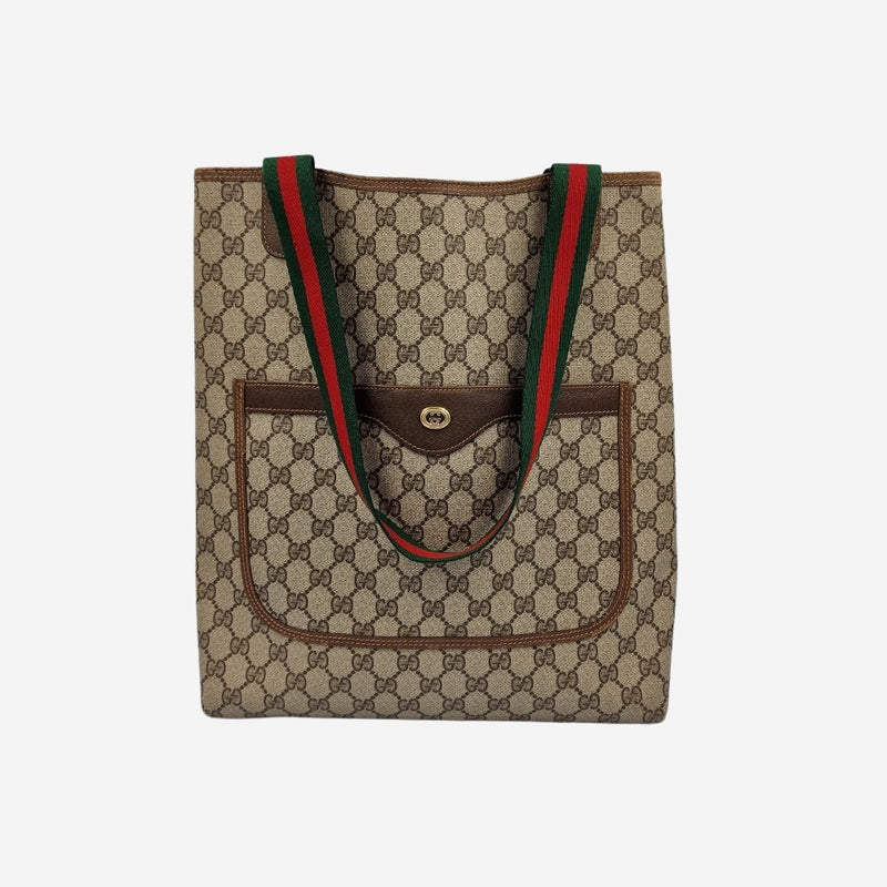 DIAMANTE CANVAS TOTE taske fra brand: GUCCI - We Do Vintage