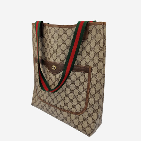 DIAMANTE CANVAS TOTE taske fra brand: GUCCI - We Do Vintage
