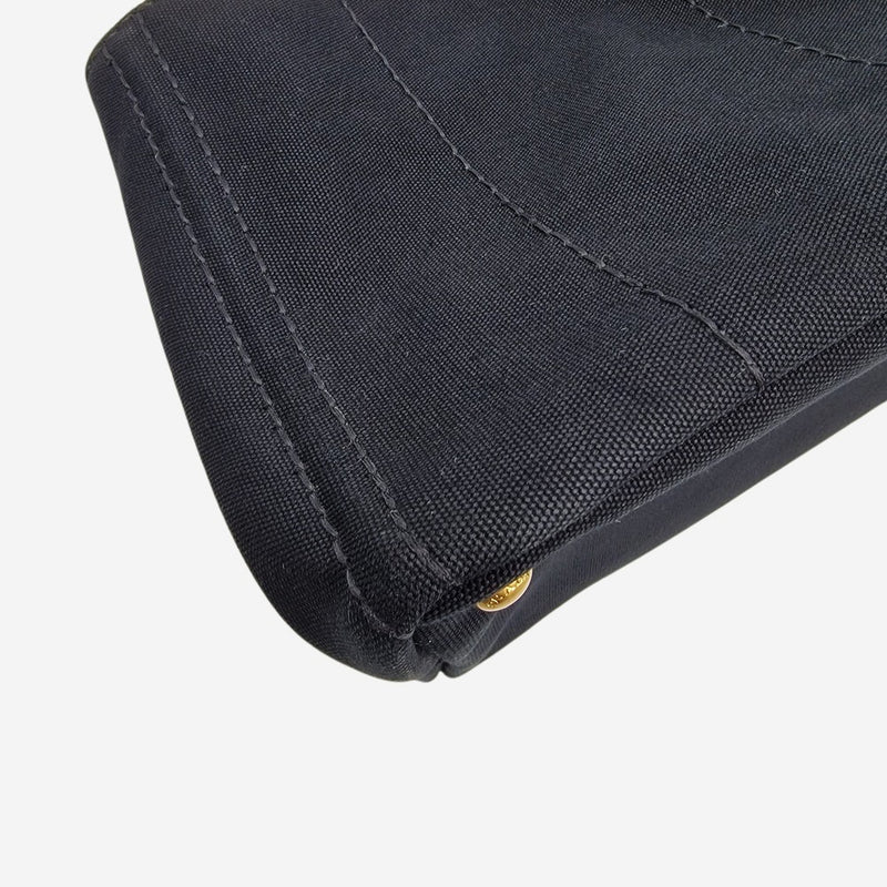 SORT CANAPA TOTE MEDIUM taske fra brand: PRADA - We Do Vintage