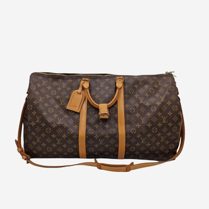 MONOGRAM CANVAS KEEPALL 60 BANDOULIERE taske fra brand: LOUIS VUITTON - We Do Vintage