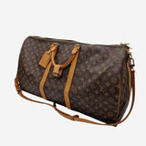 MONOGRAM CANVAS KEEPALL 60 BANDOULIERE taske fra brand: LOUIS VUITTON - We Do Vintage