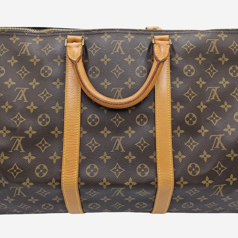 MONOGRAM CANVAS KEEPALL 60 BANDOULIERE taske fra brand: LOUIS VUITTON - We Do Vintage