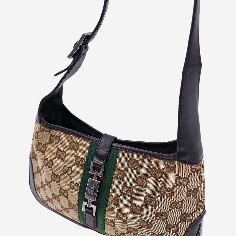 SMALL ophidia GG CANVAS JACKIE taske fra brand: GUCCI - We Do Vintage