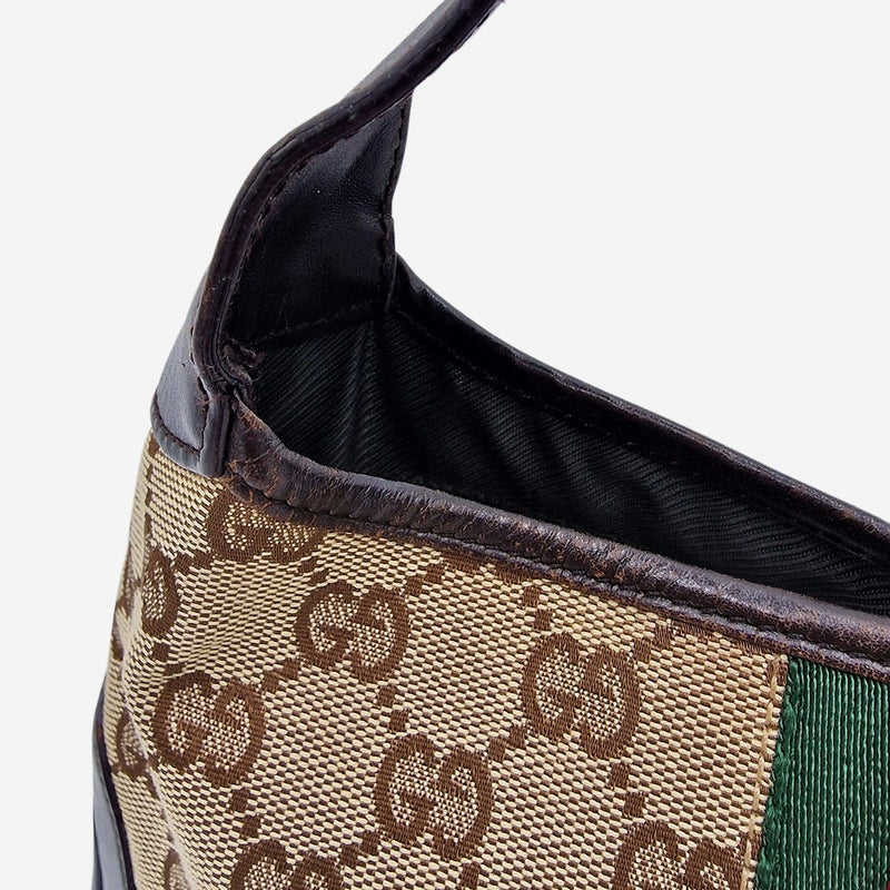 SMALL ophidia GG CANVAS JACKIE taske fra brand: GUCCI - We Do Vintage