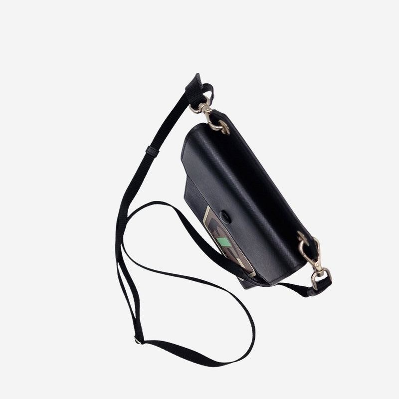 Saffiano race logo phonebag