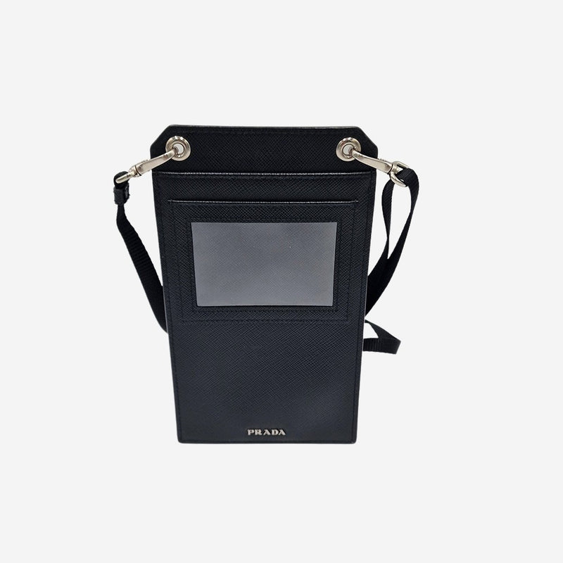 Saffiano race logo phonebag